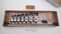 TONE HRM307F 3/8 RATCHET RING WRENCH FLEXIBLE HEAD TYPE 7 SIZE SET 8~19mm Open