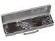 Tone Rm110 Ratchet Wrench Set, 11-piece Wrenches, Silver With Case