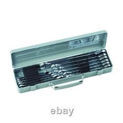 TONE RM110 Swing Quick Ratchet Box Wrench Set with Tool Box 11 Pieces