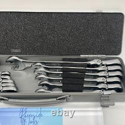 TONE RMFQ110 8-21mm Ratchet Ring Wrench Ratcheting Spanner Flex Head Set New JP