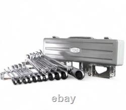 TONE RMFQ110 Oscillating Quick Ratchet Glasses Wrench Set 11 Pieces Silver
