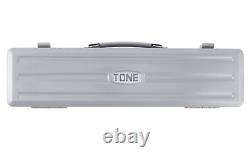TONE RMFQ110 Oscillating Quick Ratchet Glasses Wrench Set 11 Pieces Silver