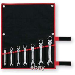 TONE RMFQ700 Quick Ratchet Box Set of 7 Flexible Ring Wrenches