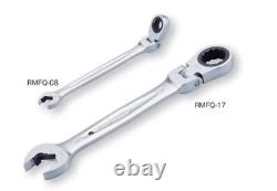 TONE RMFQ700 Quick Ratchet Box Set of 7 Flexible Ring Wrenches F/S from Japan