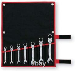 TONE RMFQ700 Quick Ratchet Box Set of 7 Flexible Ring Wrenches From Japan F/S