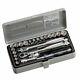 Tone S2187c 1/4 Socket Wrench Set Hand Tool 25 Set Made In Japan