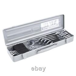 TONE Set RMFQ110 Swing Quick Ratchet Box Wrench Set 11 Pieces from japan new