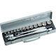Tone Socket Wrench Set 1/2 Drive 12-point 3/8-1 17 Pieces 750 Made In Japan