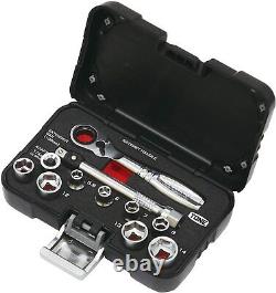 TONE Socket Wrench Set N-S1183SSP 6.35mm 1/4 Contents 11points made in Japan
