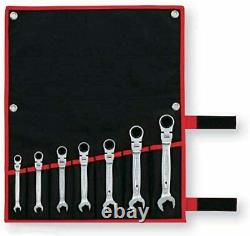 TONE Swing Quick Ratchet Glass Wrench Set RMFQ700 Black Contents 7 points