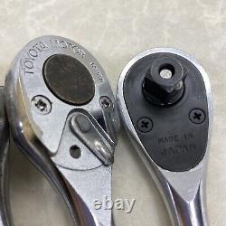 TOYOTA Motor Ratchet Wrench OEM Mechanic Car Hand Tool Set of 4