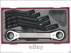 Teng Tools 6 Piece Metric Ratchet Spanner Set in a Modular Tray TTRORS