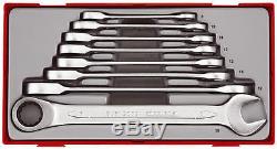Teng Tools RATCHET ACTION COMBINATION SPANNER WRENCH SET 8mm 19mm