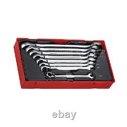 Teng Tools TT6508RAF 8 Piece SAE / Imperial Ratcheting Wrench Set