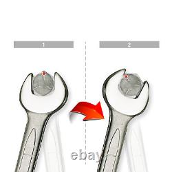 Teng Tools TT6508RAF 8 Piece SAE / Imperial Ratcheting Wrench Set