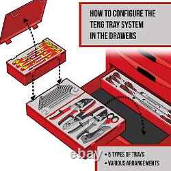 Teng Tools TT6508RAF 8 Piece SAE / Imperial Ratcheting Wrench Set