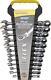 Titan Ratcheting Combination Wrenches Flex-head Metric Steel Chrome Set Of 12