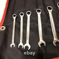 Tone Quick Ratchet Grip Wrench Set RMQ700 8-19mm Set of 7 Silver 4953488285895