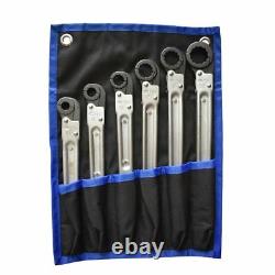 Tool Hub 9941 6 Piece Open Ended Ratchet Wrench Set 10mm to 22mm