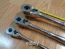USA CRAFTSMAN 1/4 3/8 1/2 dr. Professional RATCHET SET Polished Socket Wrench