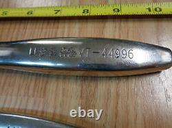 USA CRAFTSMAN 1/4 3/8 1/2 dr. Thin Profile RATCHET SET Polished Socket Wrench