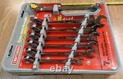 USA CRAFTSMAN CROSS FORCE Reversible Ratcheting Wrench Set METRIC RARE 7