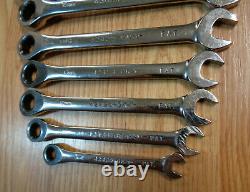 USA Made CRAFTSMAN 8pc Reversible Ratcheting Wrench Set METRIC Box MM