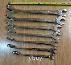 USA Made CRAFTSMAN CROSS FORCE Reversible Ratcheting Wrench Set METRIC RARE 7