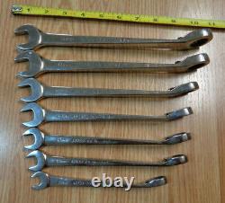 USA Made CRAFTSMAN CROSS FORCE Reversible Ratcheting Wrench Set METRIC RARE 7