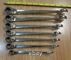 USA Made CRAFTSMAN CROSS FORCE Reversible Ratcheting Wrench Set METRIC RARE 7