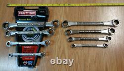 USA Made = CRAFTSMAN = Double Box End Ratcheting Wrench Set METRIC & SAE INCH 8
