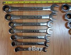 USA Made CRAFTSMAN INDUSTRIAL Ratcheting Wrench Sets METRIC & SAE INCH box end