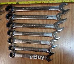 USA Made CRAFTSMAN INDUSTRIAL Ratcheting Wrench Sets METRIC & SAE INCH box end