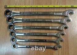 USA Made CRAFTSMAN RATCHETING WRENCH SET Extreme Grip SAE INCH box end NEW! 6pc