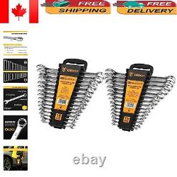 Versatile Ratcheting Wrench Set for Auto and Mechanic Repair 30pcs SAE&Metric