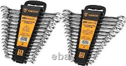 Versatile Ratcheting Wrench Set for Auto and Mechanic Repair 30pcs SAE&Metric