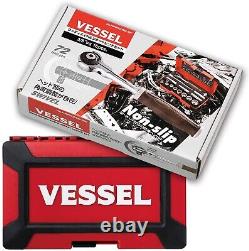 Vessel 3/8 Woody Compo Swivel Ratchet Socket Wrench Set Hrw3005m-sw