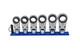 Vim Tools 3/8 Drive 6pc Nano Flex Offset Ratcheting Attachment Nora150 New