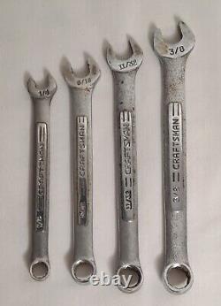 Vintage Craftsman 13pc 12pt. SAE. =V= Combination Wrench Set 1/4 thru 15/16 USA