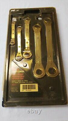 Vintage Craftsman 5 pc Metric Offset Ratchet Box Wrench Set Double Ended MINT