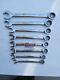 Vintage Craftsman 8pc. Metric 12point Ratcheting/dual/combo Wrench Set