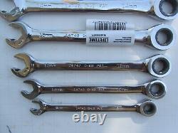 Vintage Craftsman 8Pc. Metric 12Point Ratcheting/Dual/Combo Wrench Set