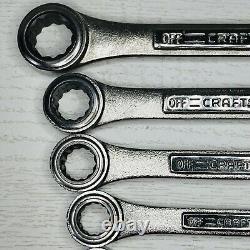 Vintage Craftsman 8pc Metric Ratcheting Combination Wrench Set 42445 Made in USA