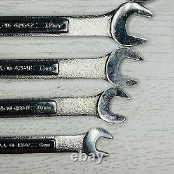Vintage Craftsman 8pc Metric Ratcheting Combination Wrench Set 42445 Made in USA
