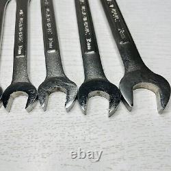 Vintage Craftsman 8pc Metric Ratcheting Combination Wrench Set 42445 Made in USA