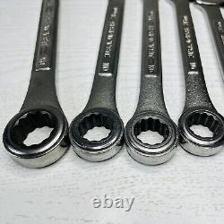 Vintage Craftsman 8pc Metric Ratcheting Combination Wrench Set 42445 Made in USA