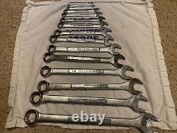 Vintage Craftsman USA 14pc 12pt SAE Combination Wrench Set 1/4 thru 1-1/16