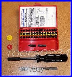 WFMC WF-4-52 52 Pc Super Deluxe Mini Ratchet Tool Set Hex Slot Phillips USA