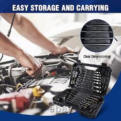 WORKPRO 22PC Ratcheting Wrench Set Combination Wrench with Organizer Box 72Teeth