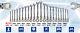 Workpro 22-piece Flex-head Ratcheting Wrench Set With Organizer Box